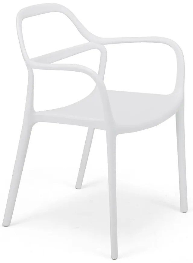 Set 2 scaune dining Bonami Selection Dali Chaur, alb