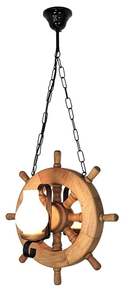 Lustra in stil marinaresc fabricata manual din lemn Timona WOOD-TI-SP2
