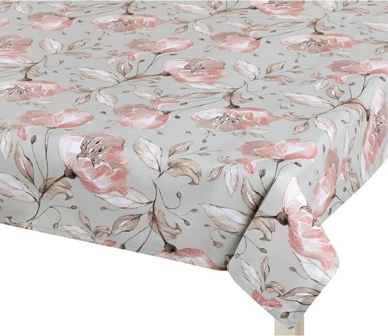 Față de masă Bellatex Adela Crini somon, 120 x 140cm, 120 x 140 cm