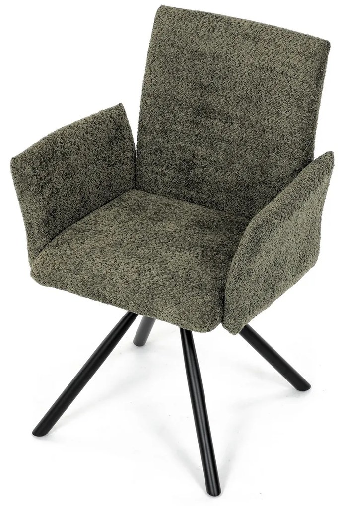 Set de scaune de sufragerie cu mecanism deîntoarcere DCH-W1117 GRN2, 2 buc.