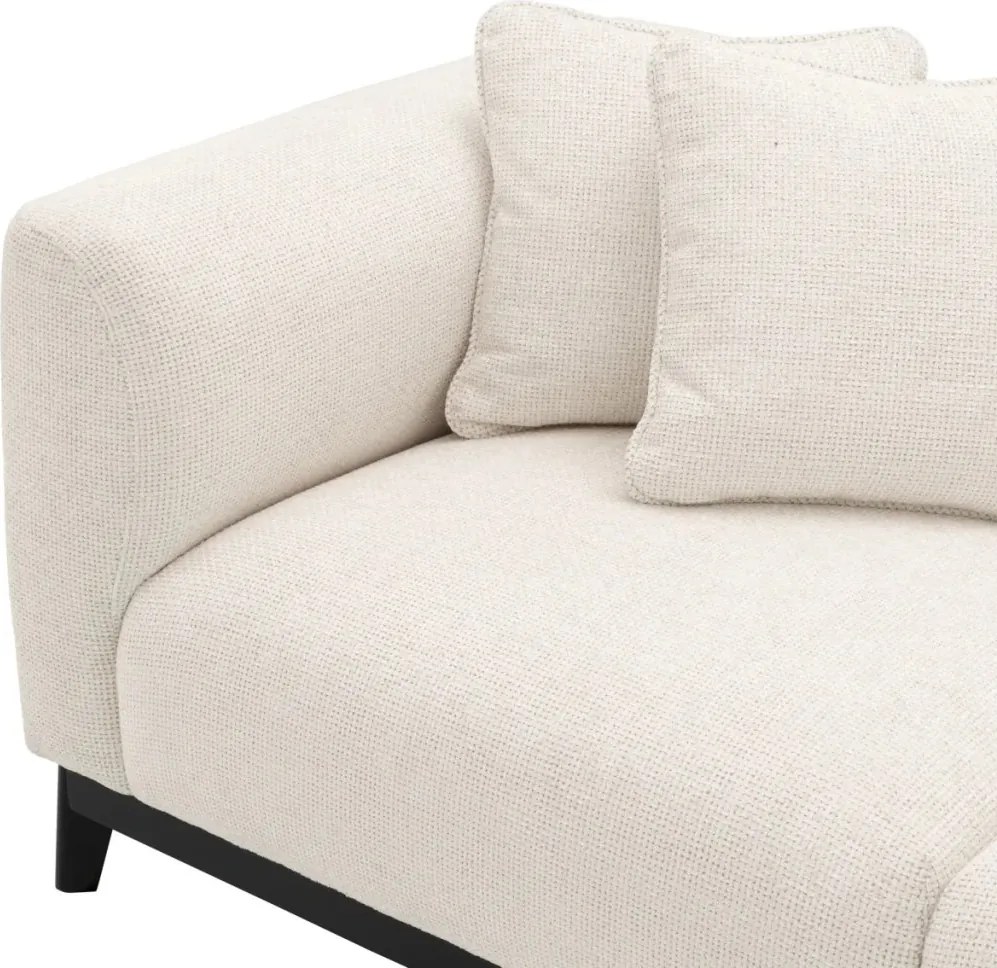 Canapea fixa design LUX Corso S, lyssa sand