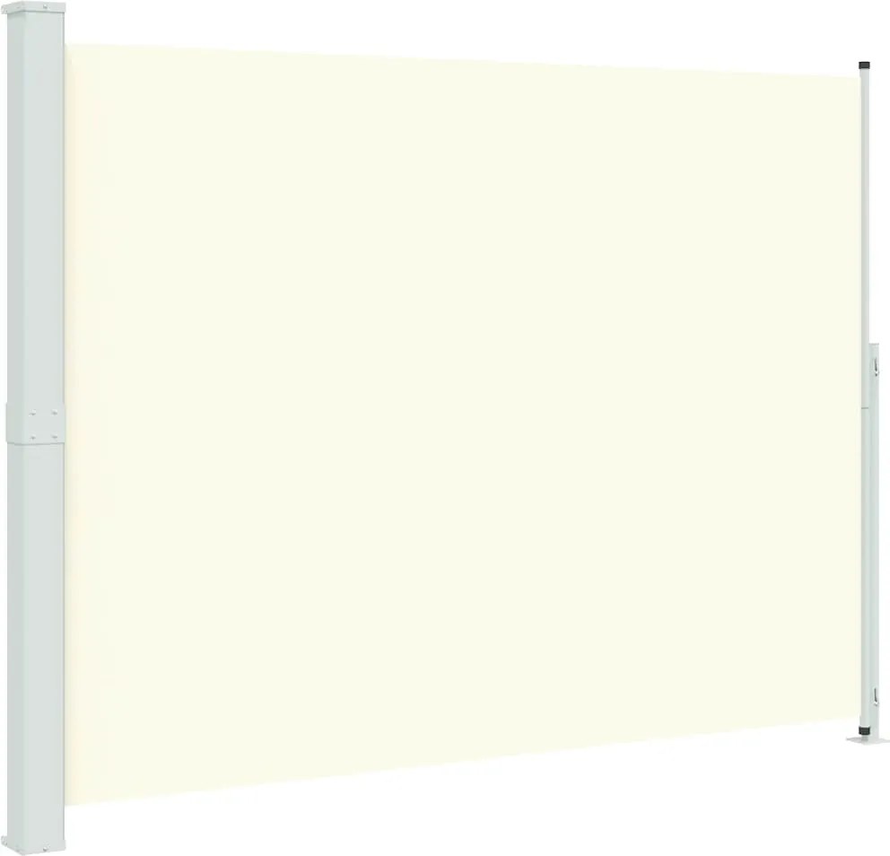 vidaXL Copertină laterală retractabilă de terasă, crem, 220 x 300 cm