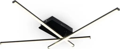 Brilagi - Plafonieră LED STRIPES, 30W/230V, neagră