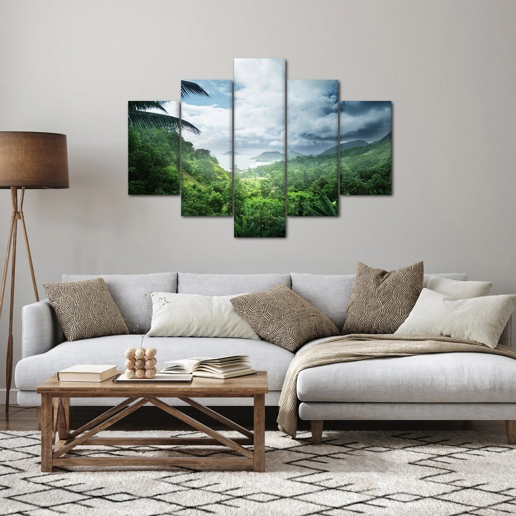 Tablou -Jungla din Seychelles (150x105 cm)