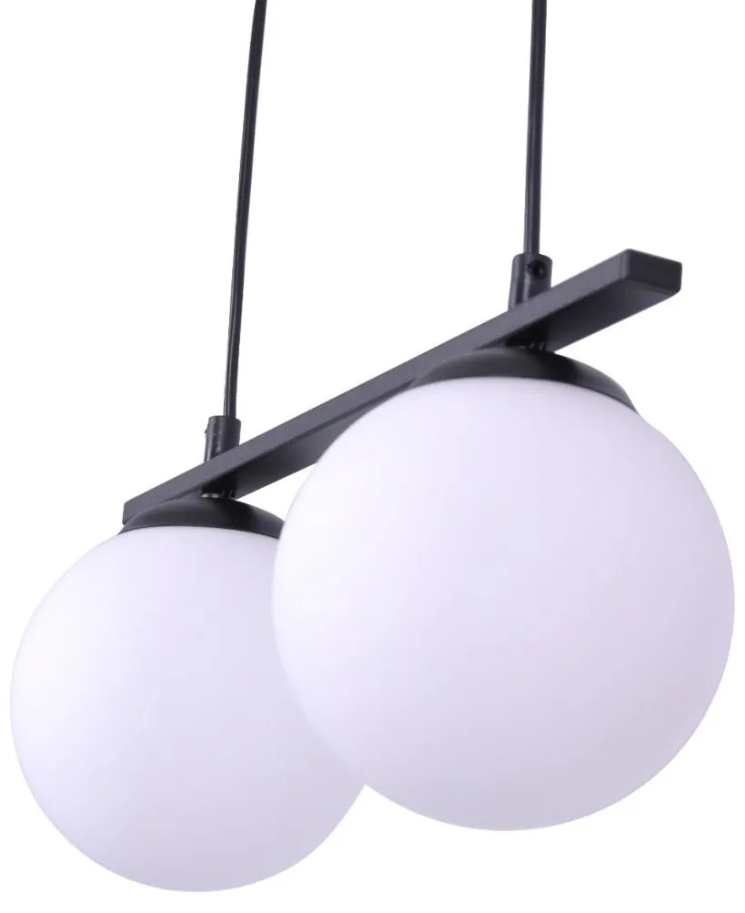 Pendul, Lustra Suspendata Moderna, Negru, 2xE14, GLOBE