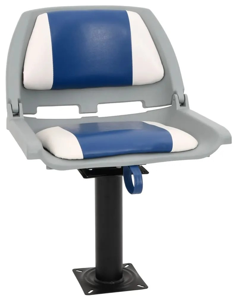 vidaXL Scaun barcă, cu piedestal pivotant la 360°