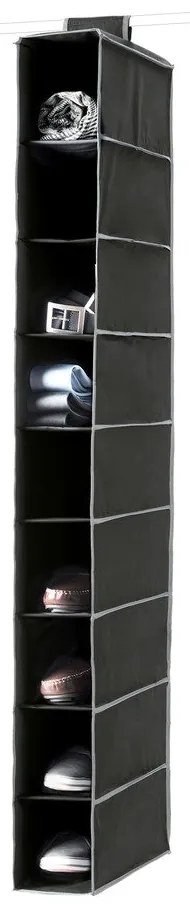 Organizator compartimentat suspendat Compactor Garment So Black 9 Rack