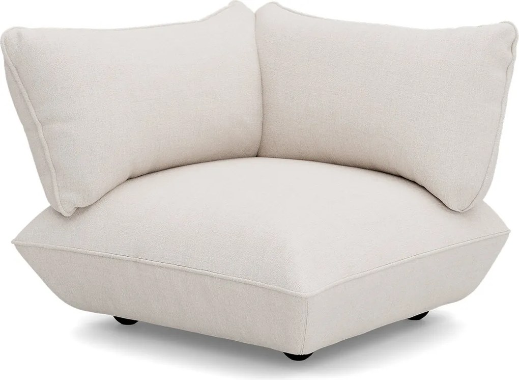 Modul scaun coltar Sumo bouclé, culori multiple - Fatboy Culoare: cremos