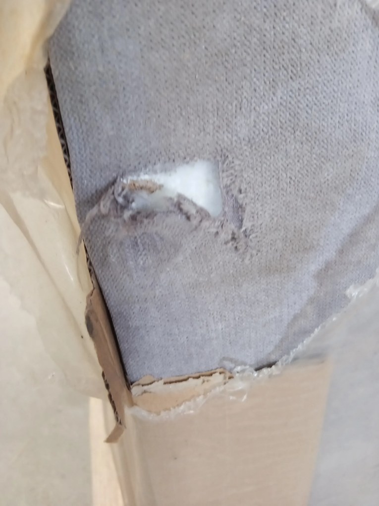 Ofertă pat tapițat boxspring MERALIS 80x200 cm gri clasa II Saltele: Saltea cu arcuri Bonell