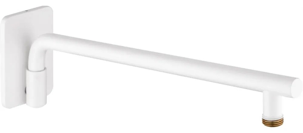 Brat de dus pivotant culoare alb Deante, Cascada Alb mat