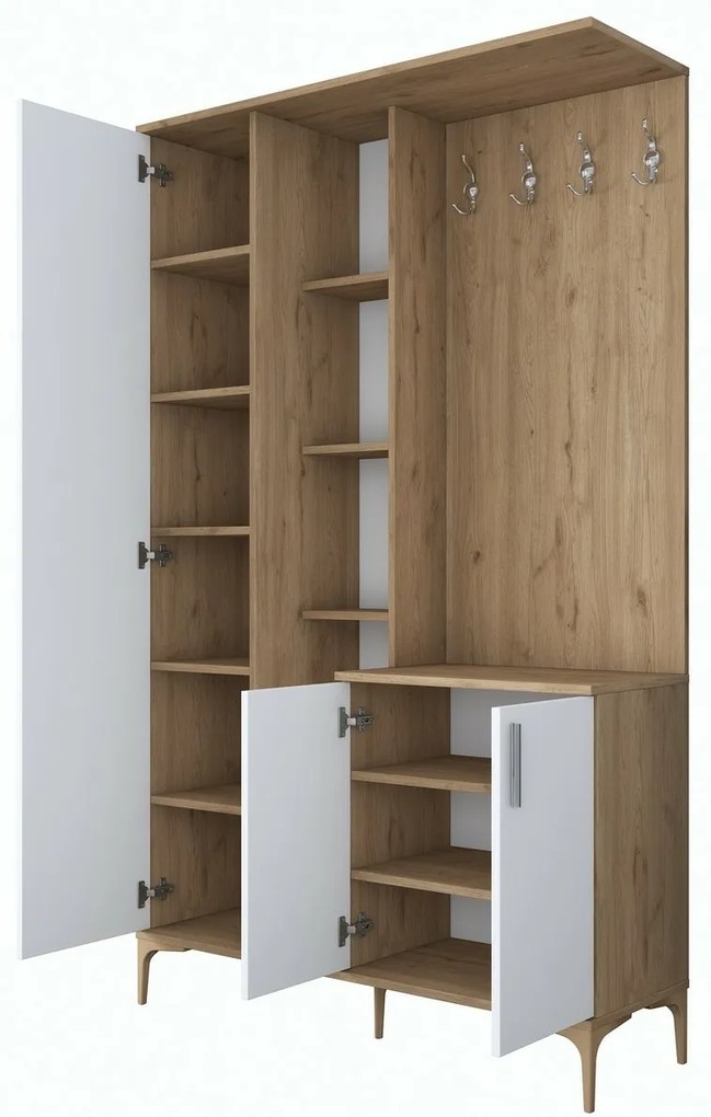 Set de hol Ewe White and Walnut