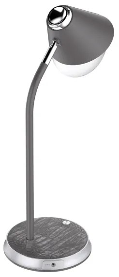Immax 08972L - Lampă de birou LED reglabilă FINCH LED/9W/12/230V gri/crom