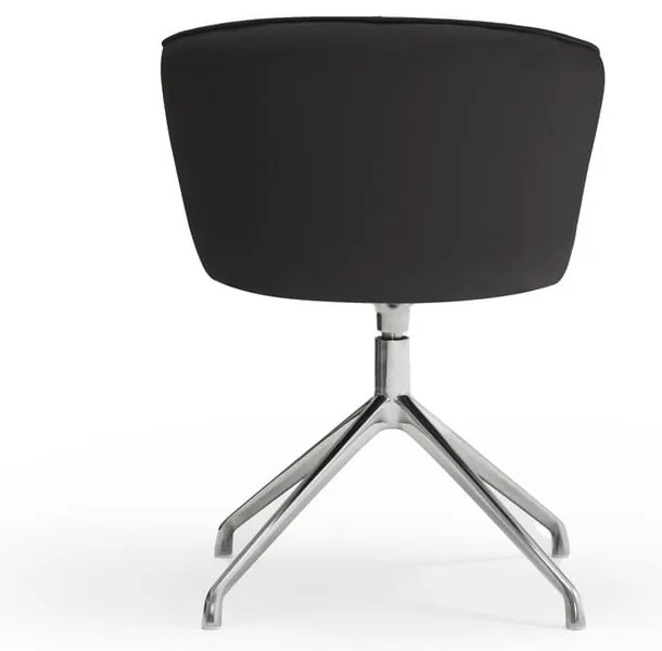 Set de scaune de sufragerie negru 2 buc. tapițat Add – Teulat