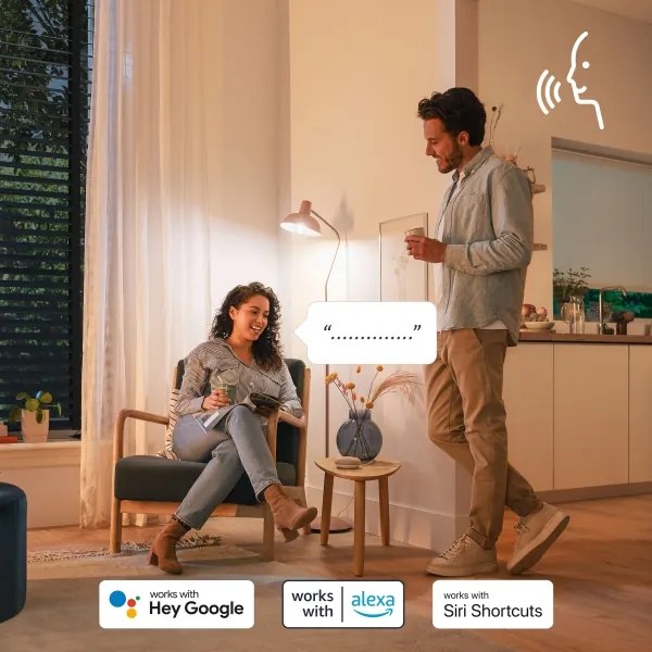 Set de 2 becuri LED RGB reglabile Philips SMART A60 E27/8,5W/230V 2200-6500K + telecomandă inclusă