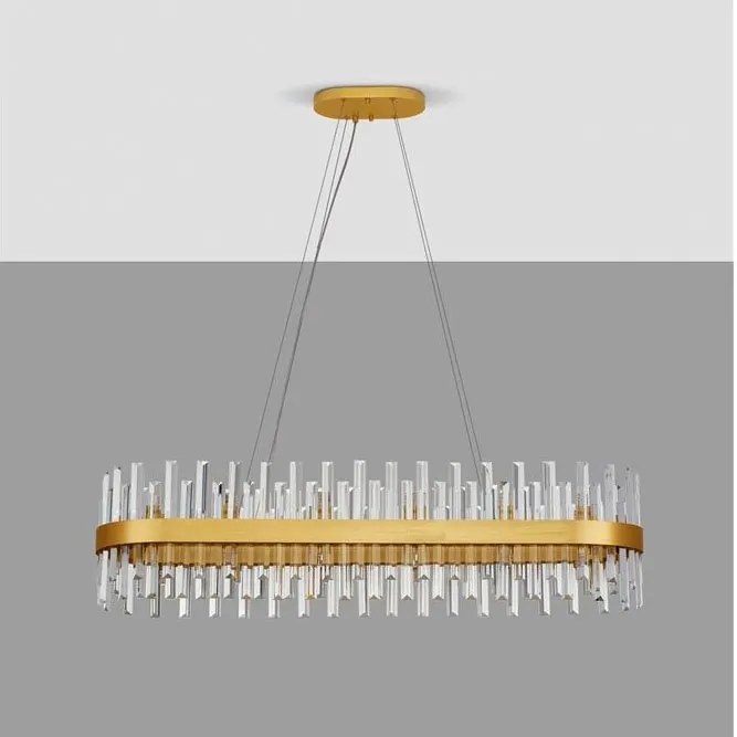 Lustra suspendata eleganta design modern Crown 120x36cm