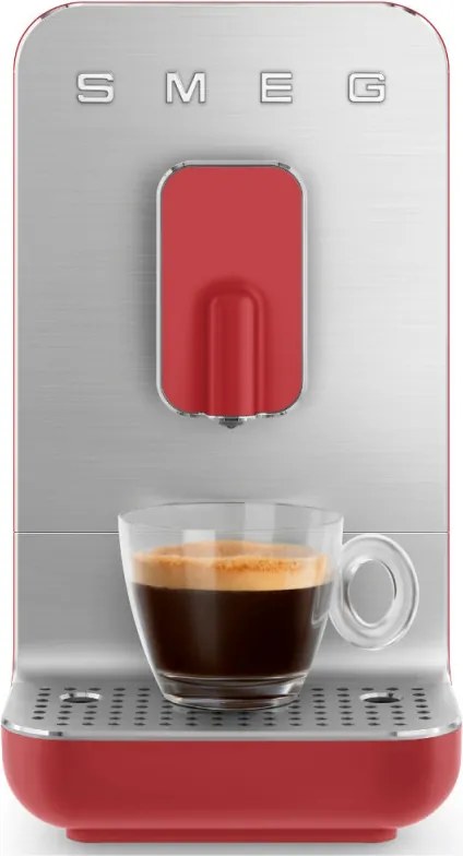 Espressor automat SMEG Collezione BCC01RDMEU, 1350 W, 19 bar, 1,4 l, 8 functii, Rasnita incorporata, Rosu
