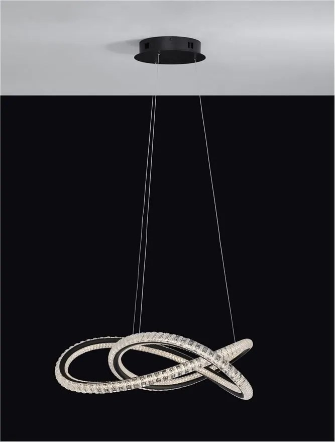 Lustra LED suspendata moderna design elegant GINEVRA 56W