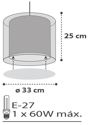Dalber D-41412E - Lustră copii CLOUDS 1xE27/60W/230V