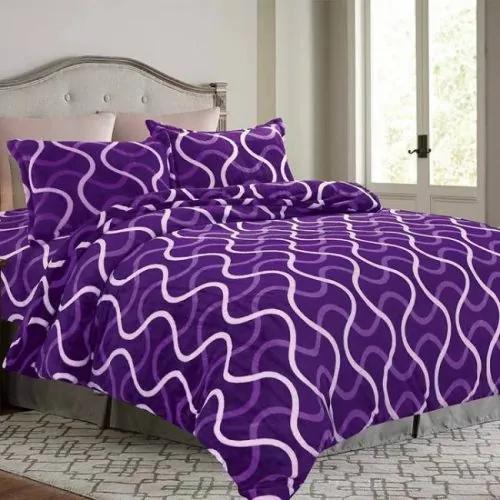 Lenjerie de pat Cocolino,4 piese,2 persoane,violet