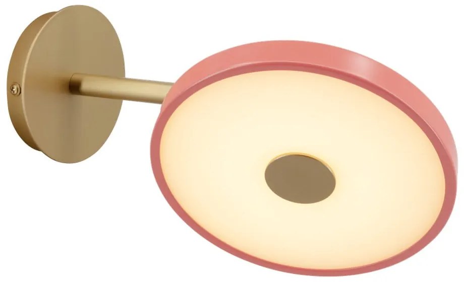 Aplică de perete roz LED cu intensitate reglabilă ø 15 cm Asteria Wall Short – UMAGE