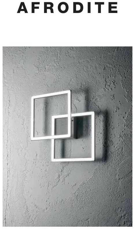 Plafoniera LED design modern AFRODITE, auriu, alb sau titan