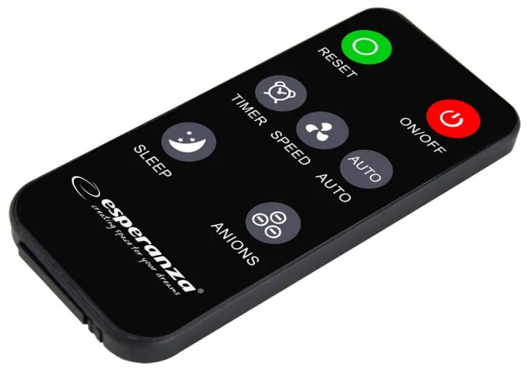 Purificator de aer Esperanza EHP003, 43W, 50 m2, 190 m³/h, 3 moduri, 3 viteze, LCD, HEPA, tactil, telecomandă, alb