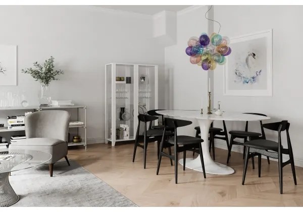 Lustră pe cablu ByRydens 4200440-7000 GROSS 8xG9/4W/230V colorat