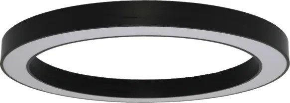 Plafonieră LED 115 W, 230 V, 3 temperaturi de culoare (3000/4000/6500 K), Ø 120 cm, negru