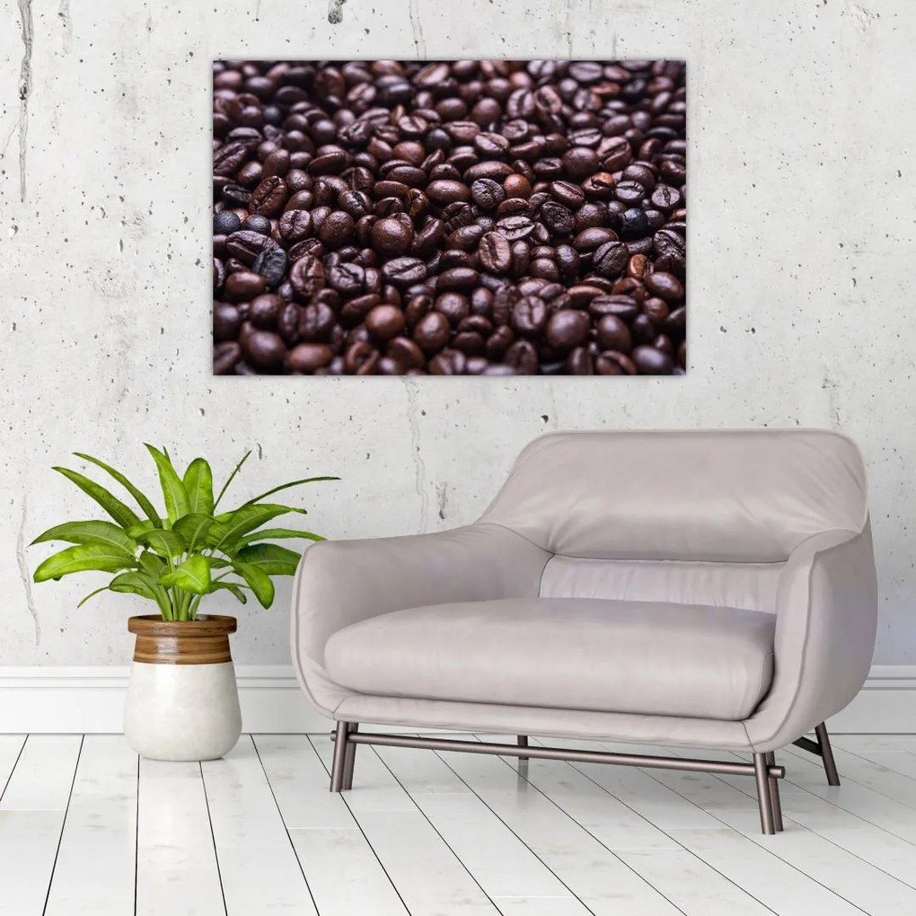 Tablou cu boabe de cafea (90x60 cm)