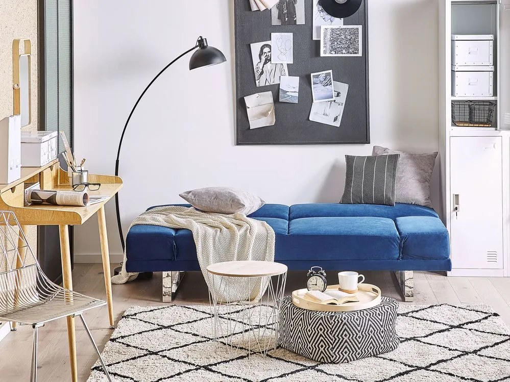 Canapea 3 locuri YSTAD (albastru marin). 1019376