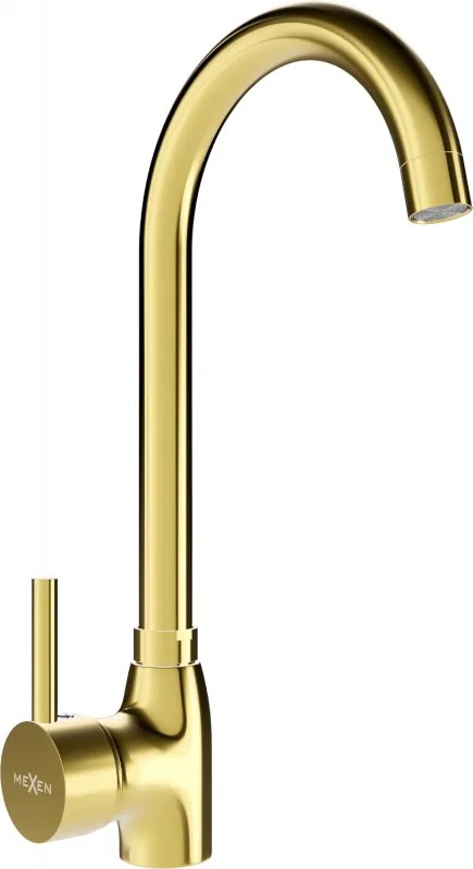 Mexen Telma baterie de bucătărie, aurie - 670200-50