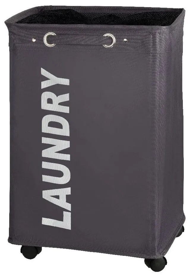 Coș de rufe Wenko Quadro, gri, 79,2 l