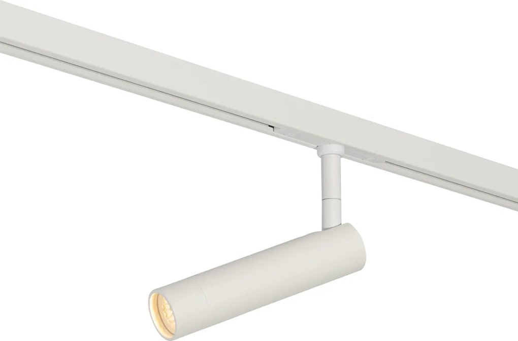 Spotlight modern alb pentru sistem de șine monofazat - Slimline Uzzy