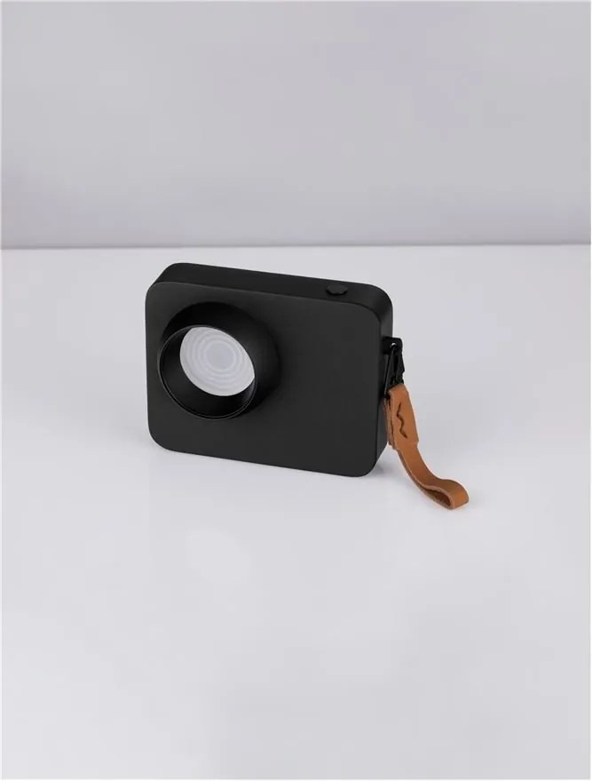 Lampa de masa LED portabila KEDROS negru