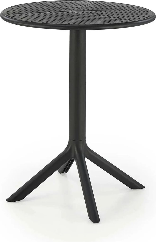 Masa CALVO, negru, polipropilena, 60x60x72 cm