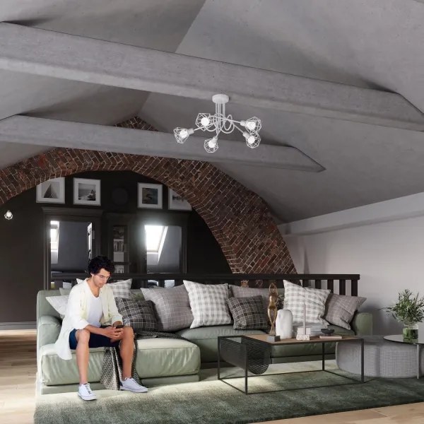 Spot de perete ARTEMIS 1xE14/40W/230V alb Sollux SL.1102