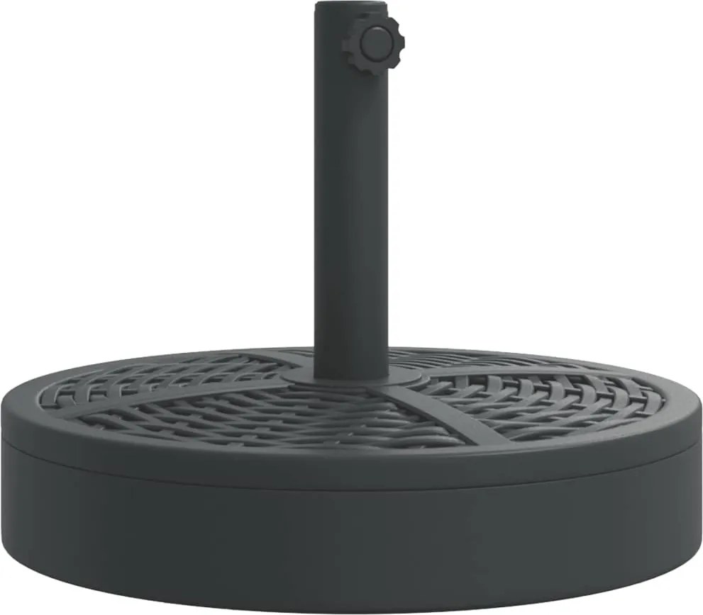 vidaXL Suport umbrelă pentru stâlpi Ø38 / 48 mm, 25 kg, rotund