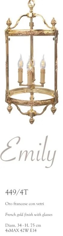 Lustra suspendata LUX realizata manual Emily 4L