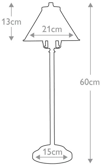 Lampă LED de masă PROVENCE 1xE14/4W/230V Elstead PV-SL-AB
