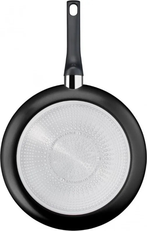 Tigaie Tefal C2720453 Start&Cook, 24 cm, Acoperire din titan, Сemnal termic, Thermo-Fusion, Inductie, Negru