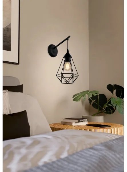 Eglo 49081 - Aplică perete TARBES 1xE27/60W/230V