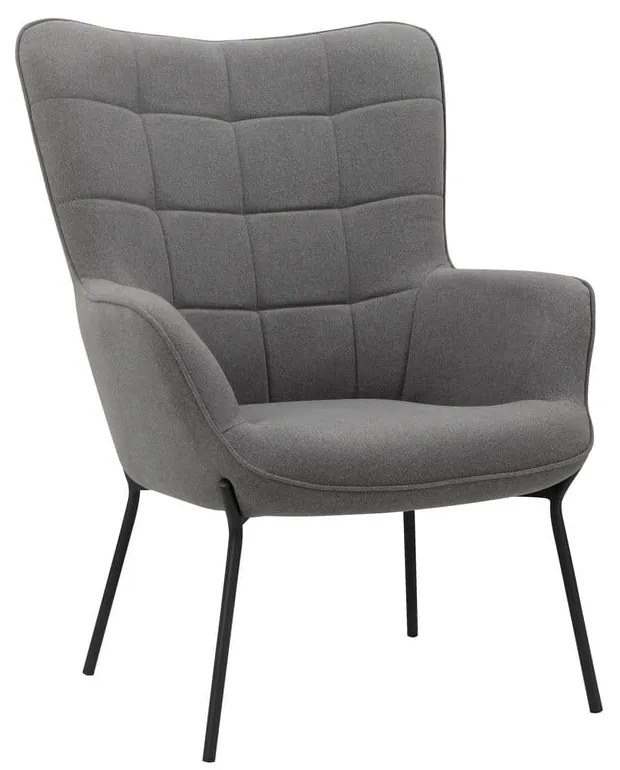 Fotoliu gri Boris – Støraa