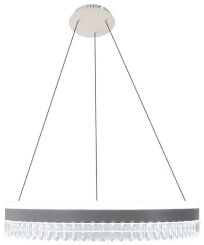 Lustră LED dimabilă pe cablu LED/80W/230V 3000-6500K alb + telecomandă