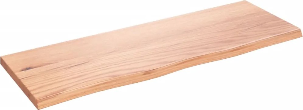 vidaXL Poliță perete maro deschis 80x30x2 cm lemn masiv stejar tratat