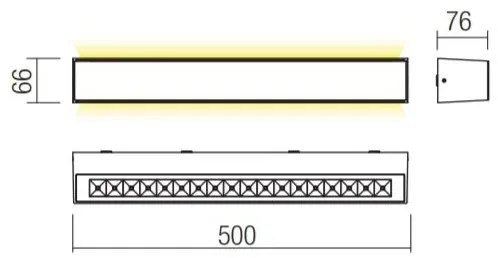 Redo 90259 - Aplica de perete LED pentru exterior AROOS, 21W, 230V, 3000K, IP65, albă