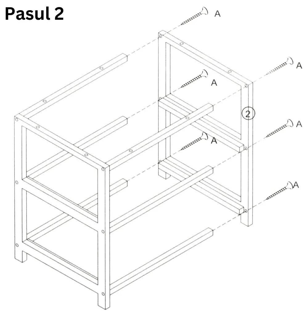 Noptieră camera copilului, model tigru, cu 2 sertare, H&S Collection, MDF, 41x33,5x43 cm, albastru