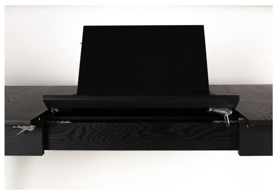Masă extensibilă Zuiver Glimps, 120 x 80 cm, negru
