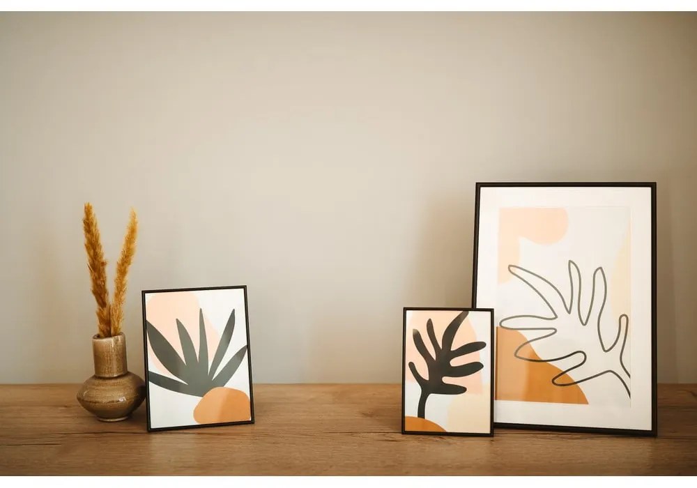 Ramă foto neagră de sine stătătoare/de suspendat din metal 11x16 cm Sweet Memory – Zilverstad