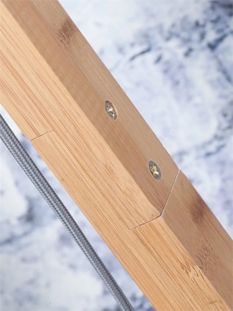 Lampadar eco din bambus Bromo L natur, 60x18cm