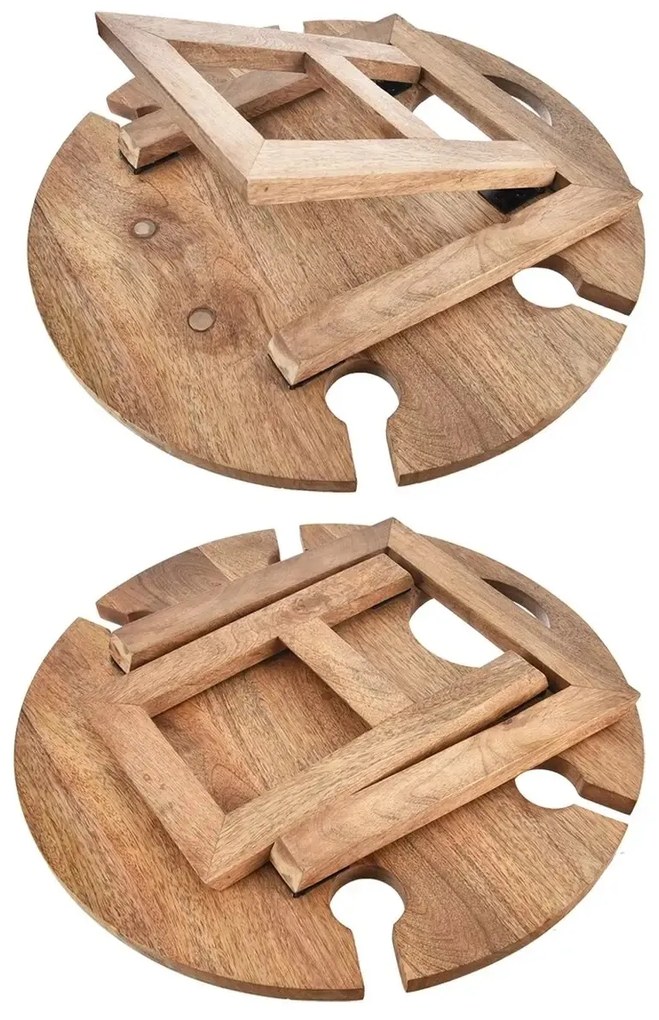 Masă de picnic din lemn de mango Orion, 39,5 x 24,5 cm